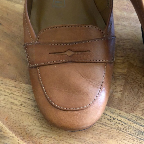 Cathy Jean Brazil Leather Light Brown Leather Heels size 7.5 - Picture 2 of 11